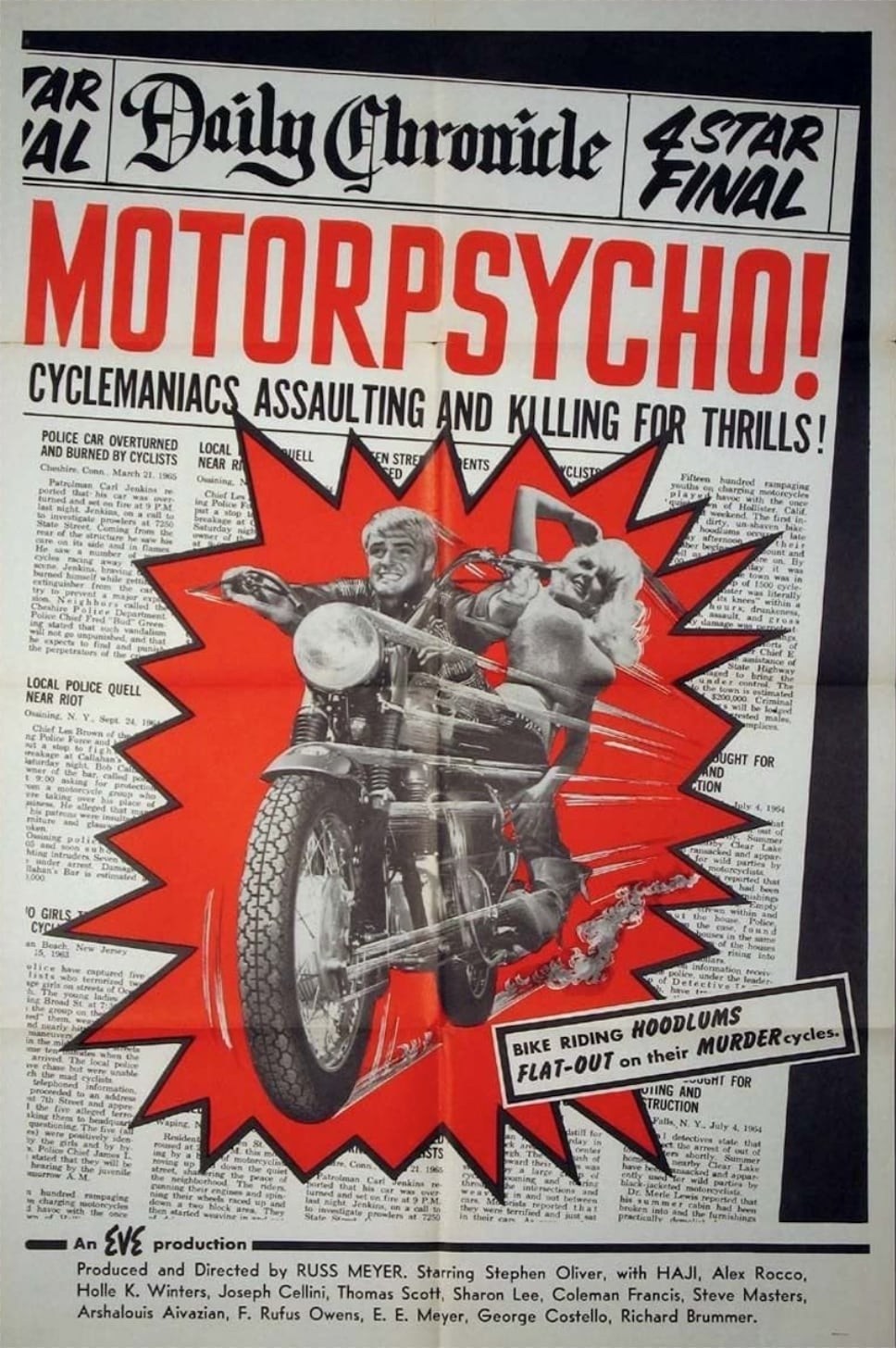 Poster de MOTORPSYCHO! en inglés