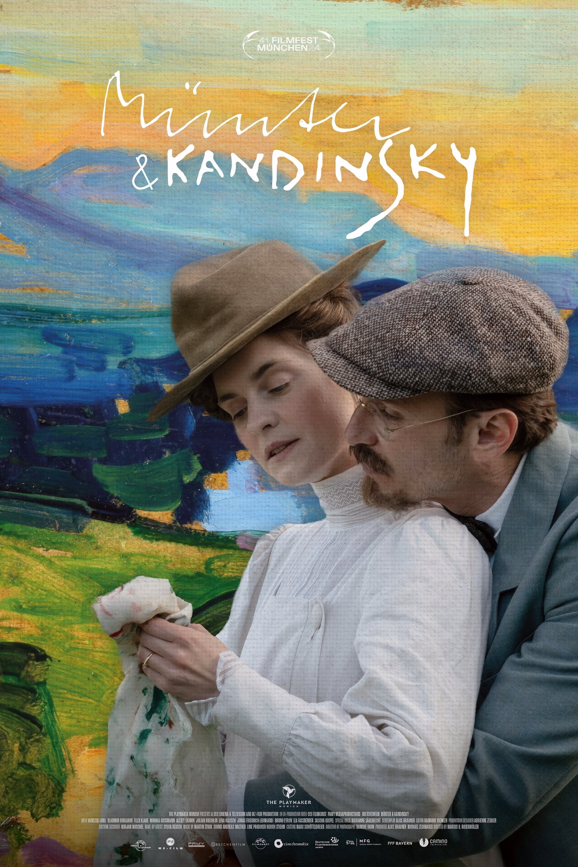 Poster de MÜNTER Y EL AMOR DE KANDINSKY en inglés