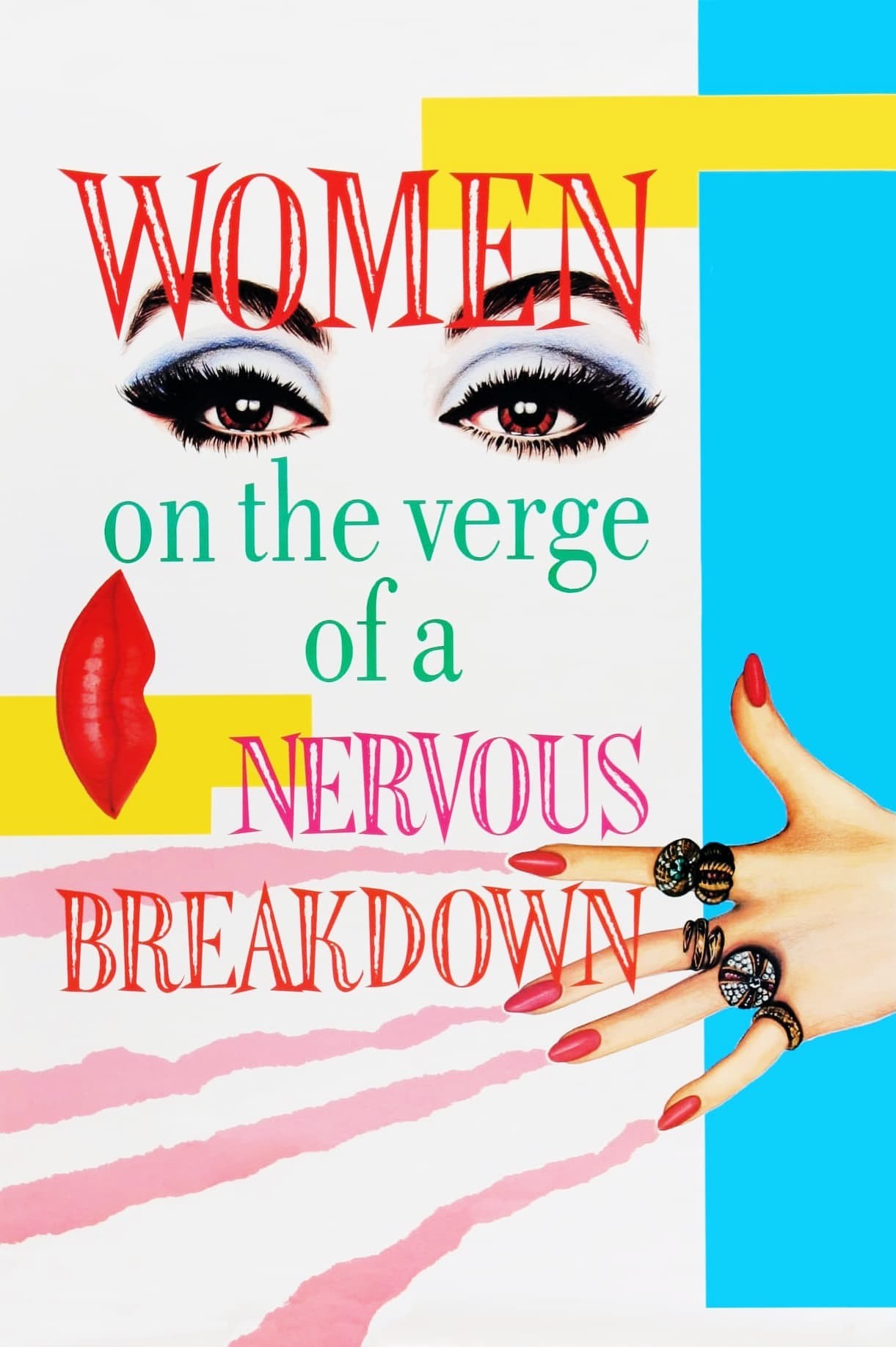 Poster de MUJERES AL BORDE DE UN ATAQUE DE "NERVIOS" en inglés