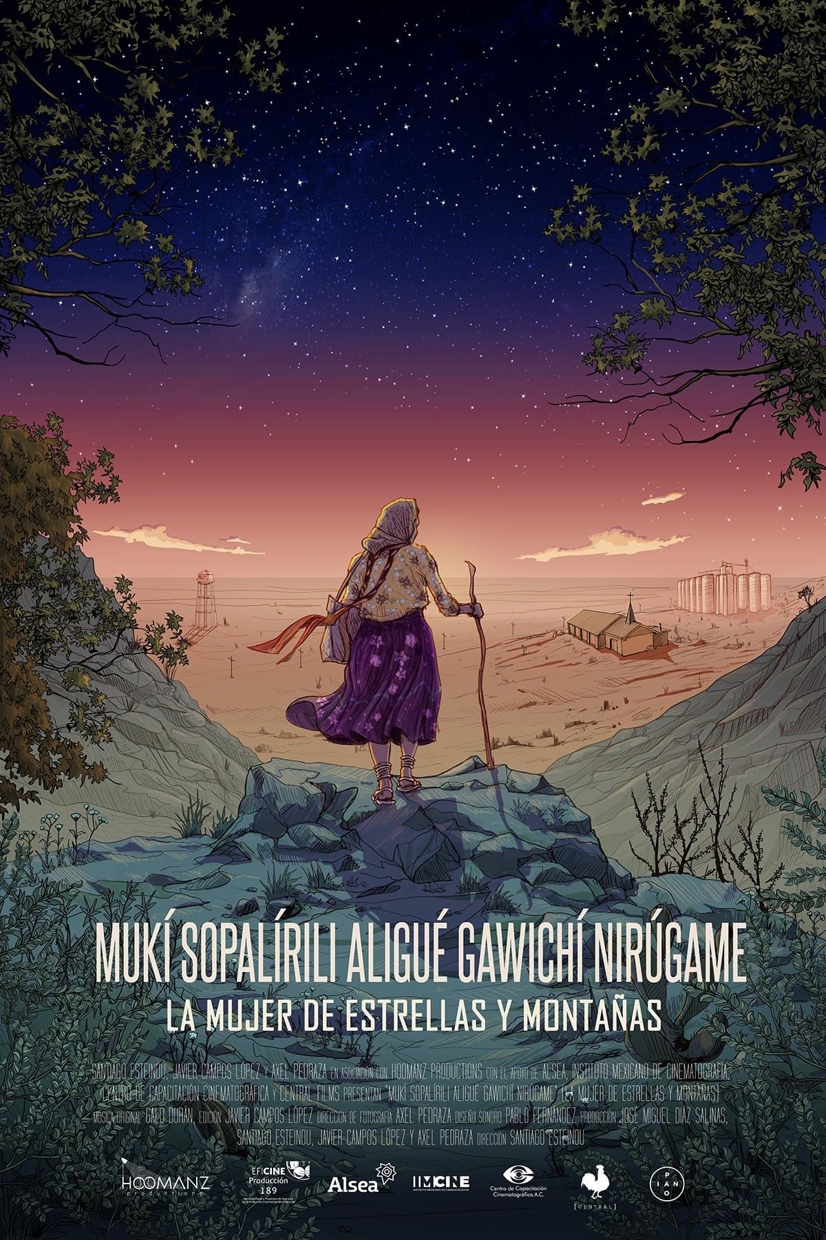 Poster de LA MUJER DE ESTRELLAS Y MONTAÑAS en español