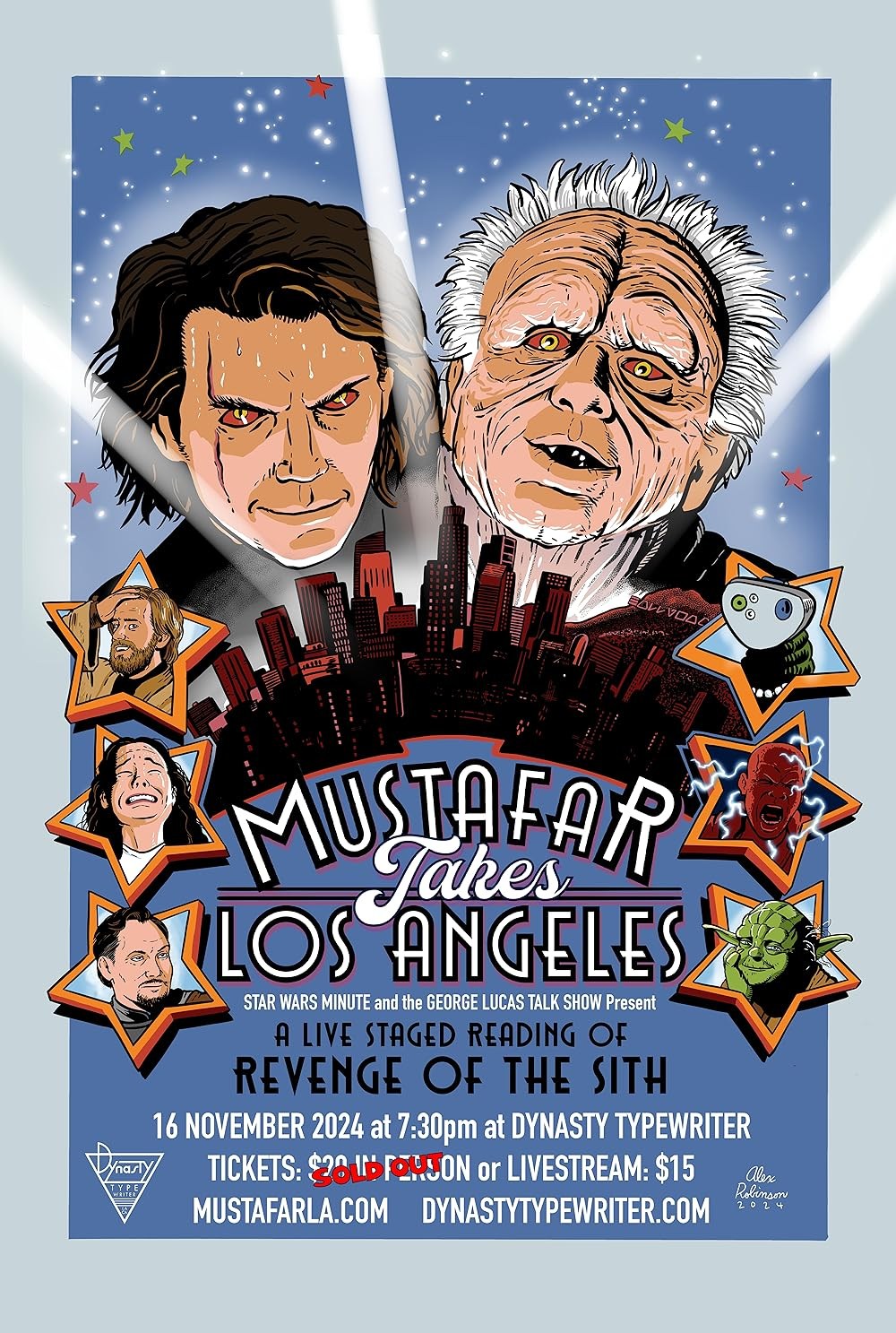 Poster de MUSTAFAR TAKES LOS ANGELES: A LIVE STAGED READING OF STAR WARS: EPISODE III