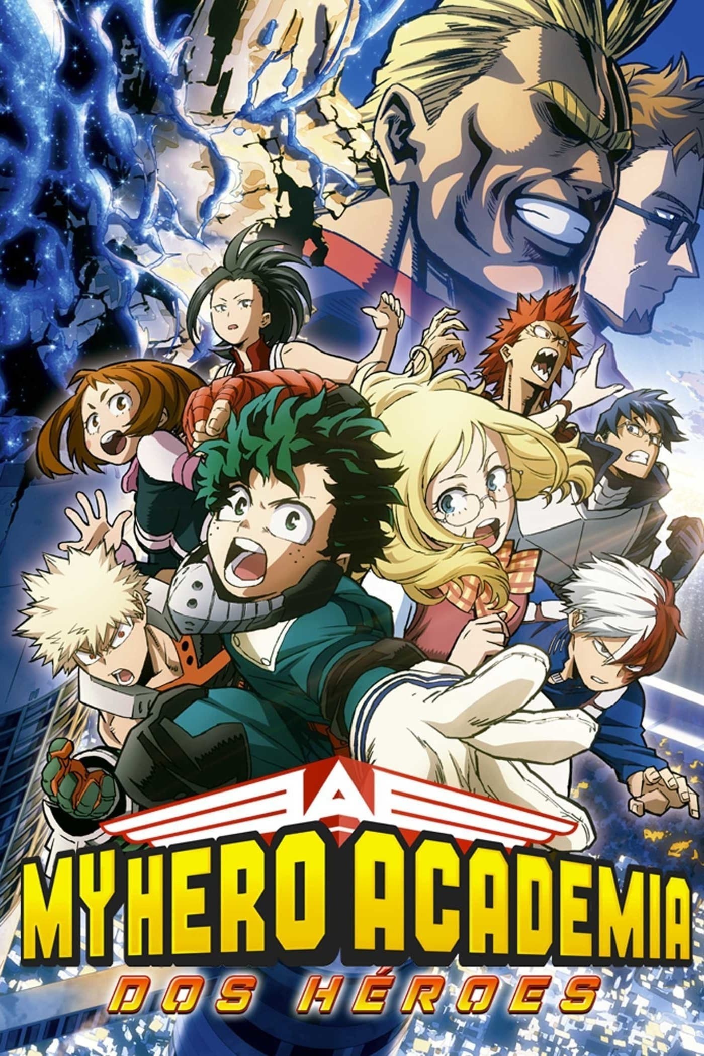 Poster de MY HERO ACADEMIA. DOS HÉROES en español