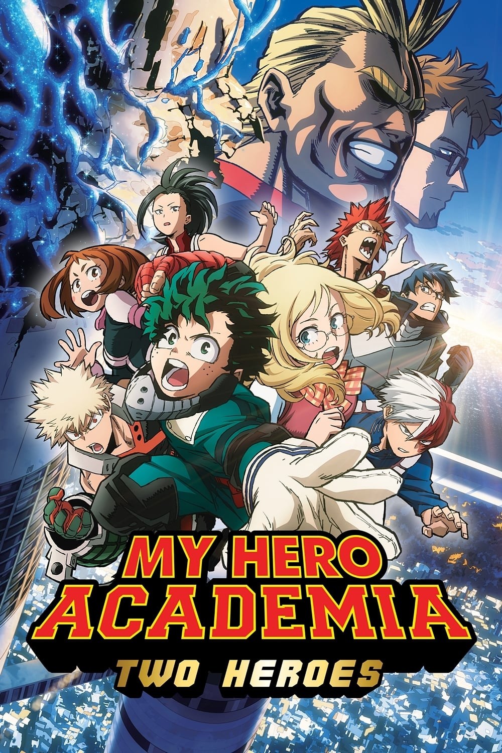 Poster de MY HERO ACADEMIA. DOS HÉROES en inglés