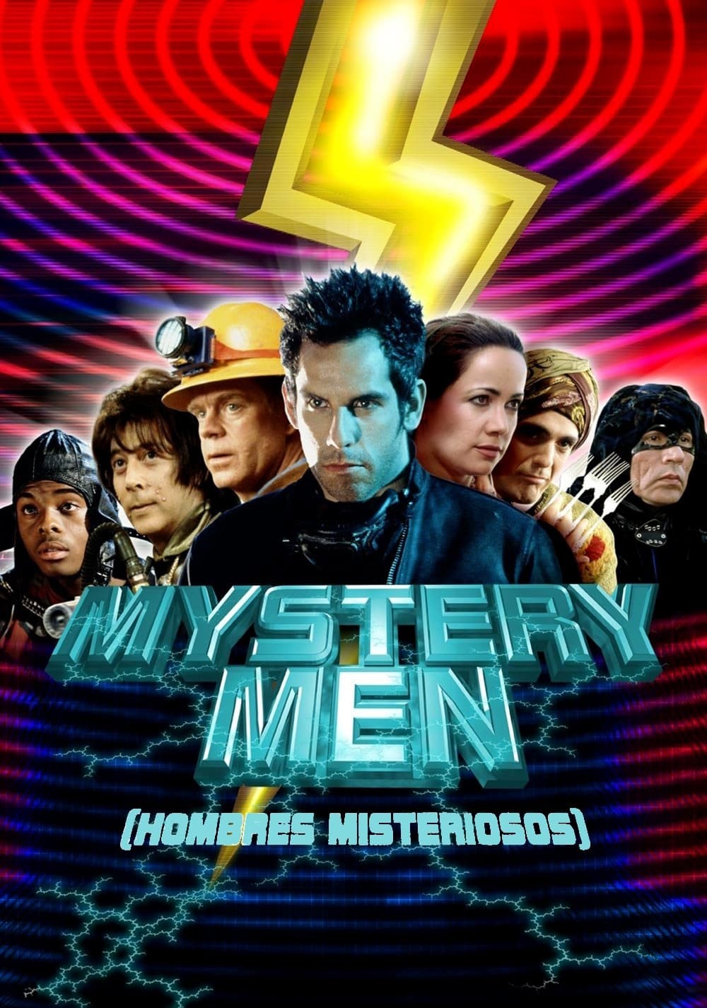 Poster de MYSTERY MEN (HOMBRES MISTERIOSOS) en español