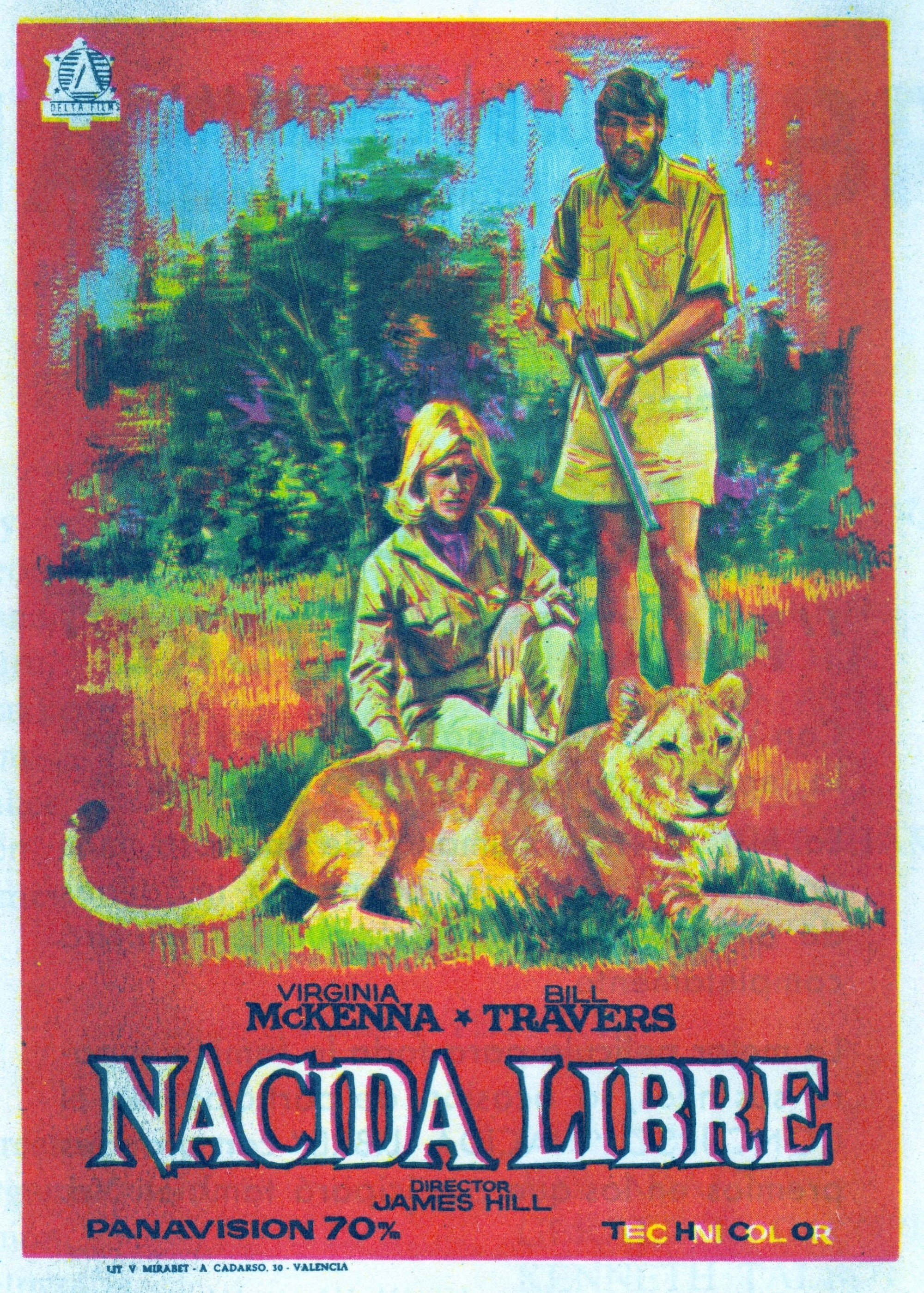 Poster de NACIDA LIBRE en español