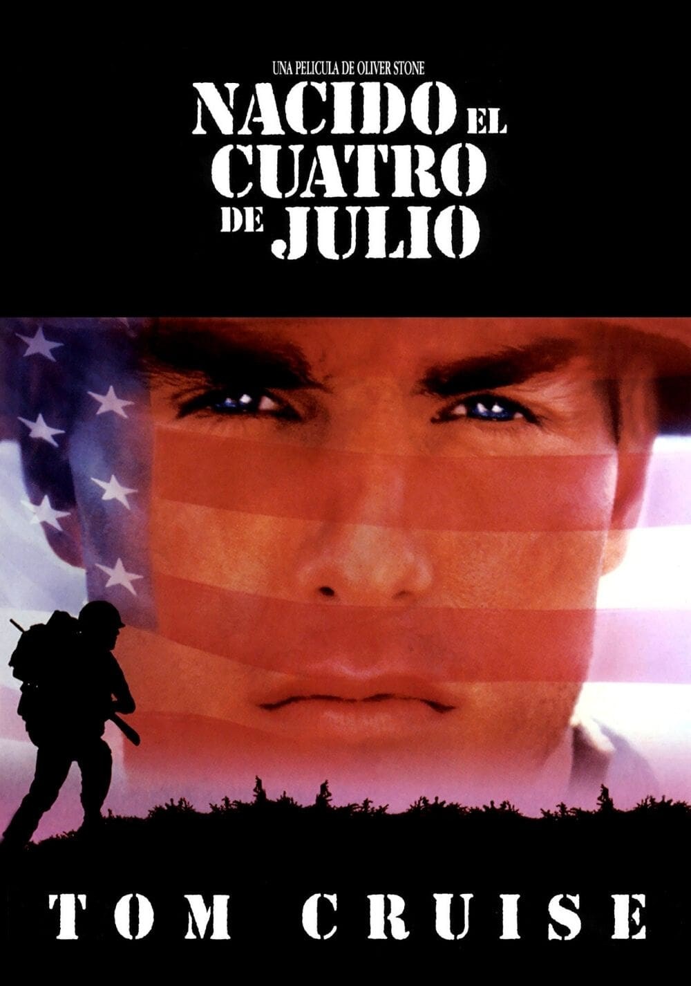 Poster de NACIDO EL CUATRO DE JULIO en español