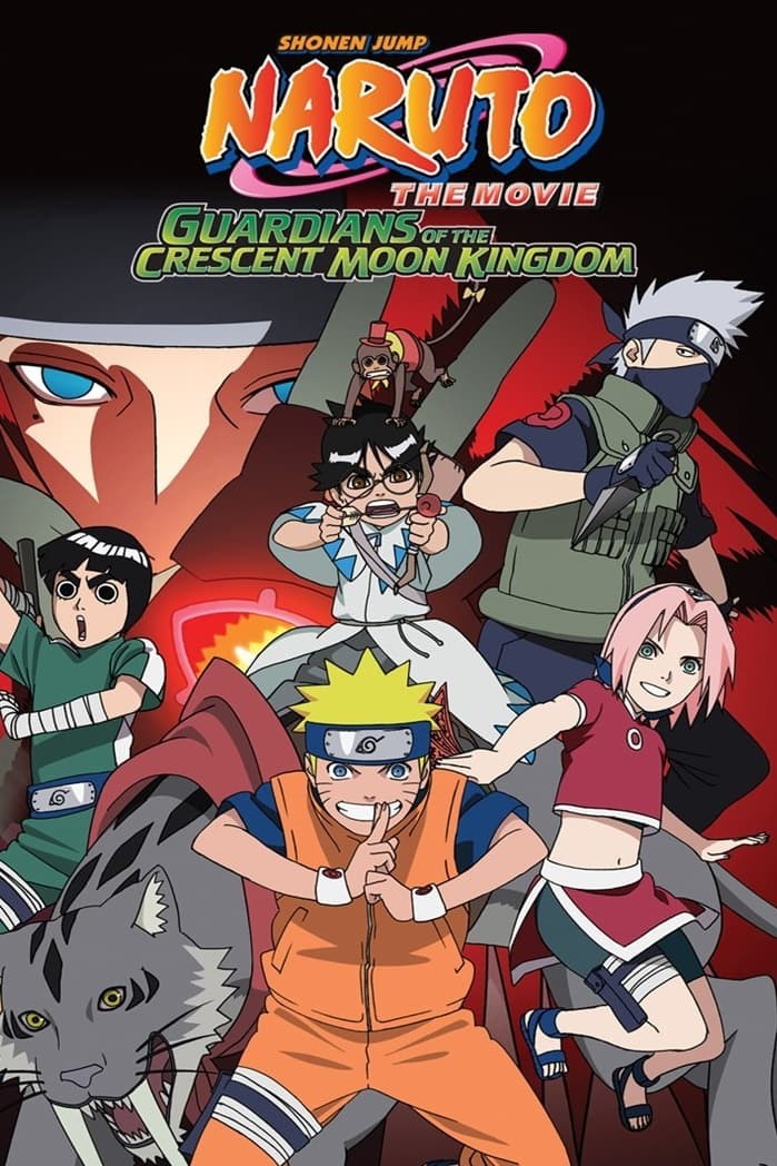 Poster de NARUTO LA PELÍCULA 3 ¡LA GRAN EXCITACIÓN! PÁNICO ANIMAL EN LA ISLA DE LA LUNA en inglés