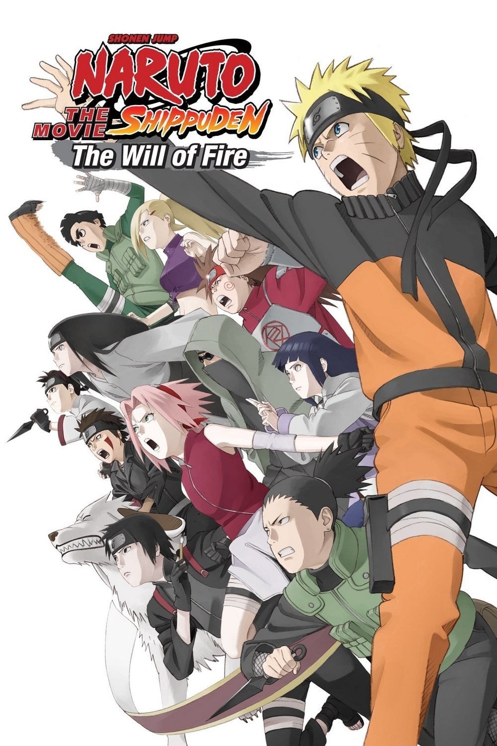 Poster de NARUTO SHIPPUDEN: LOS HEREDEROS DE LA VOLUNTAD DE FUEGO en inglés