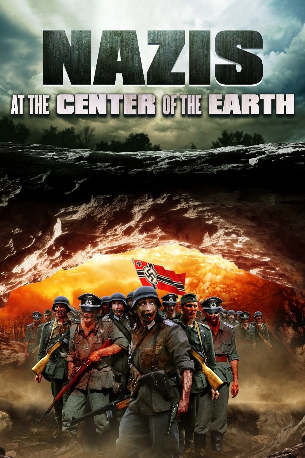Poster de NAZIS AT THE CENTER OF THE EARTH en inglés
