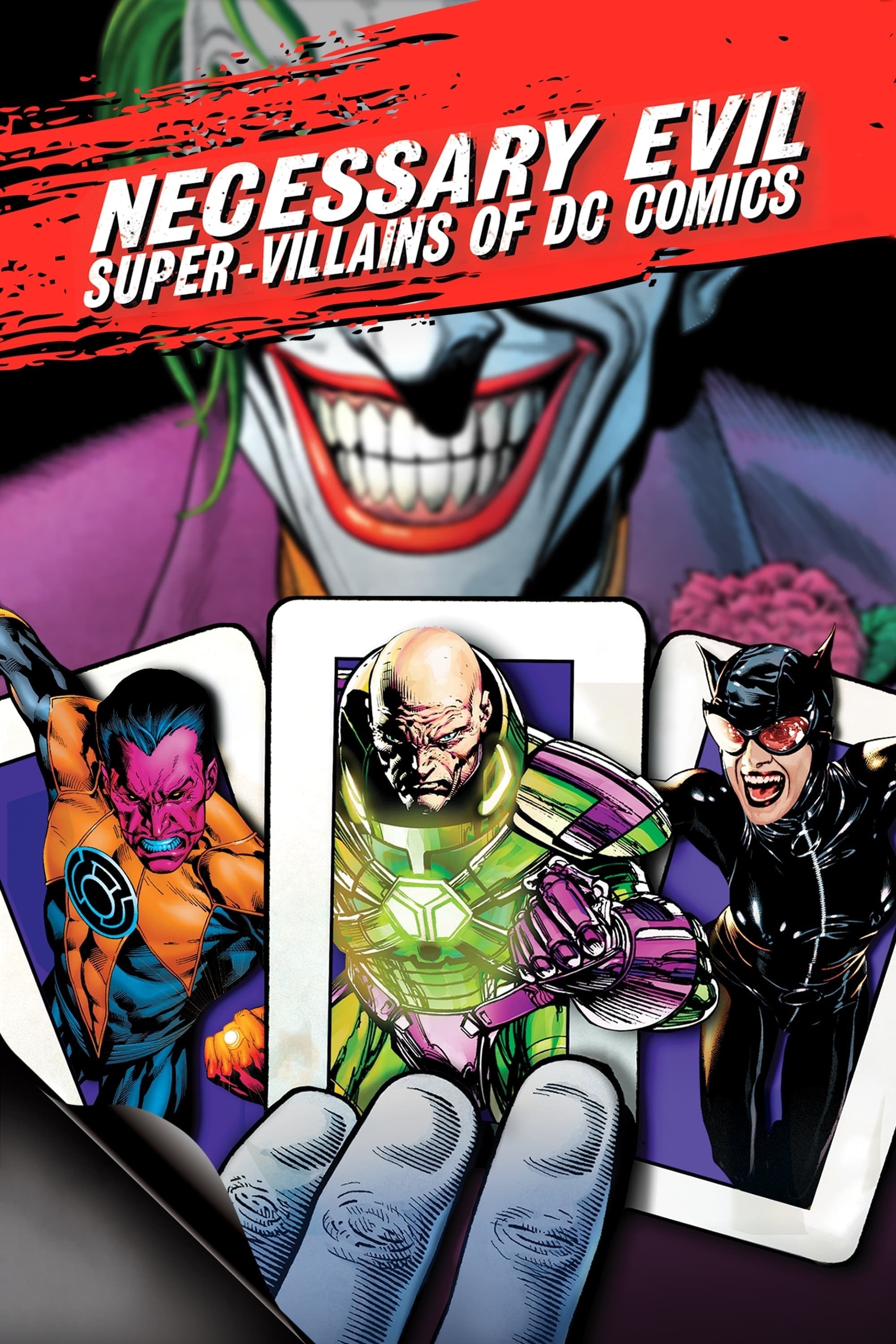 Poster de NECESSARY EVIL: SUPER-VILLAINS OF DC COMICS en inglés
