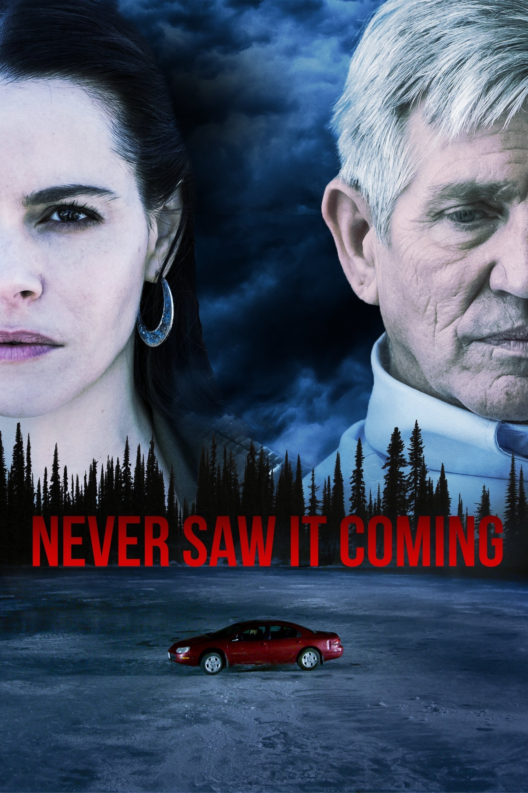 Poster de NEVER SAW IT COMING en inglés