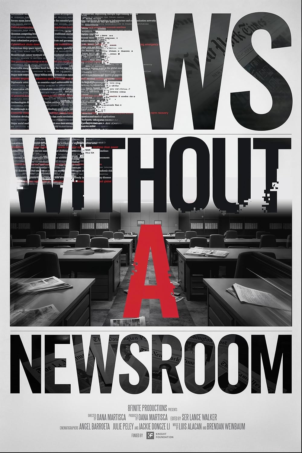 Poster de NEWS WITHOUT A NEWSROOM