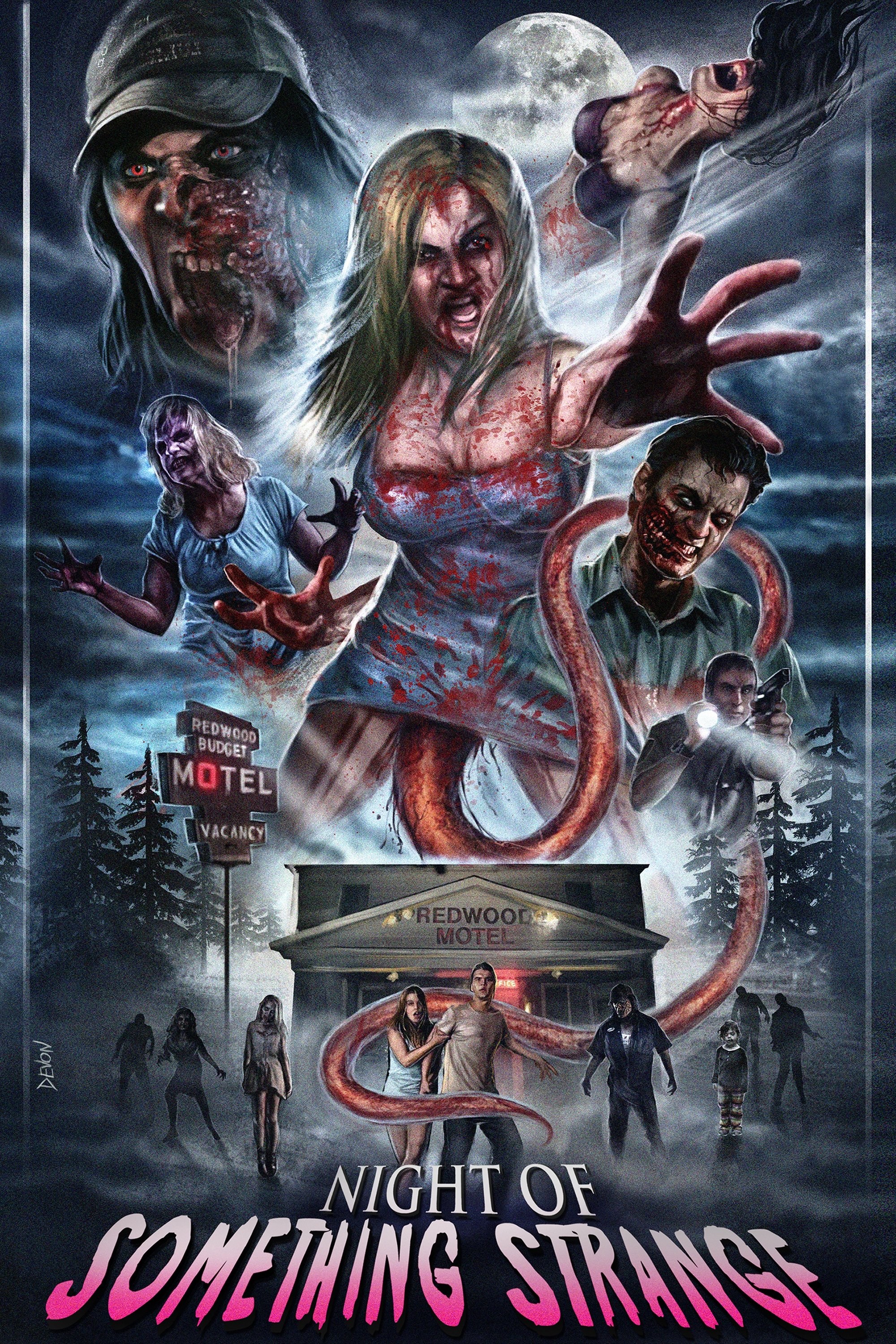 Poster de NIGHT OF SOMETHING STRANGE en inglés