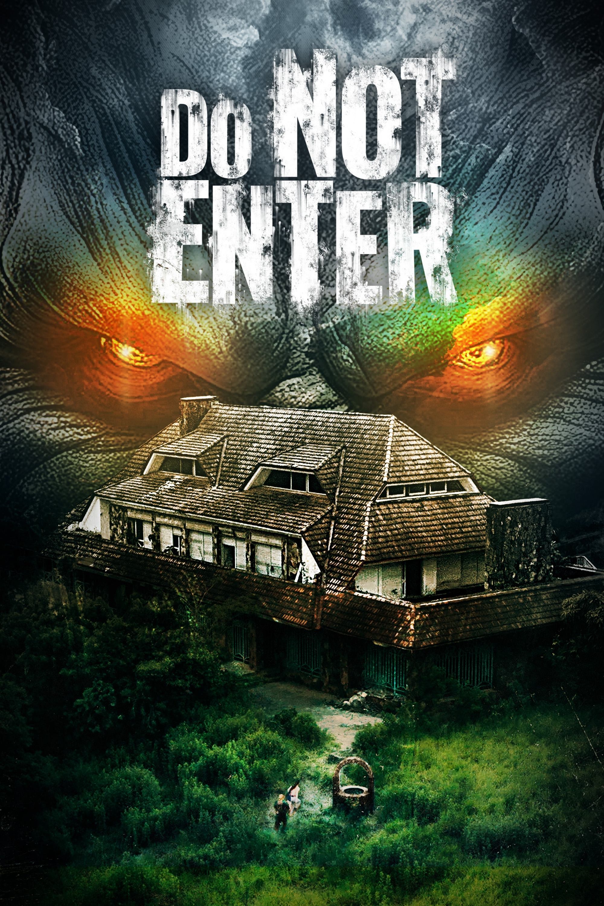 Poster de NO ENTRES en inglés