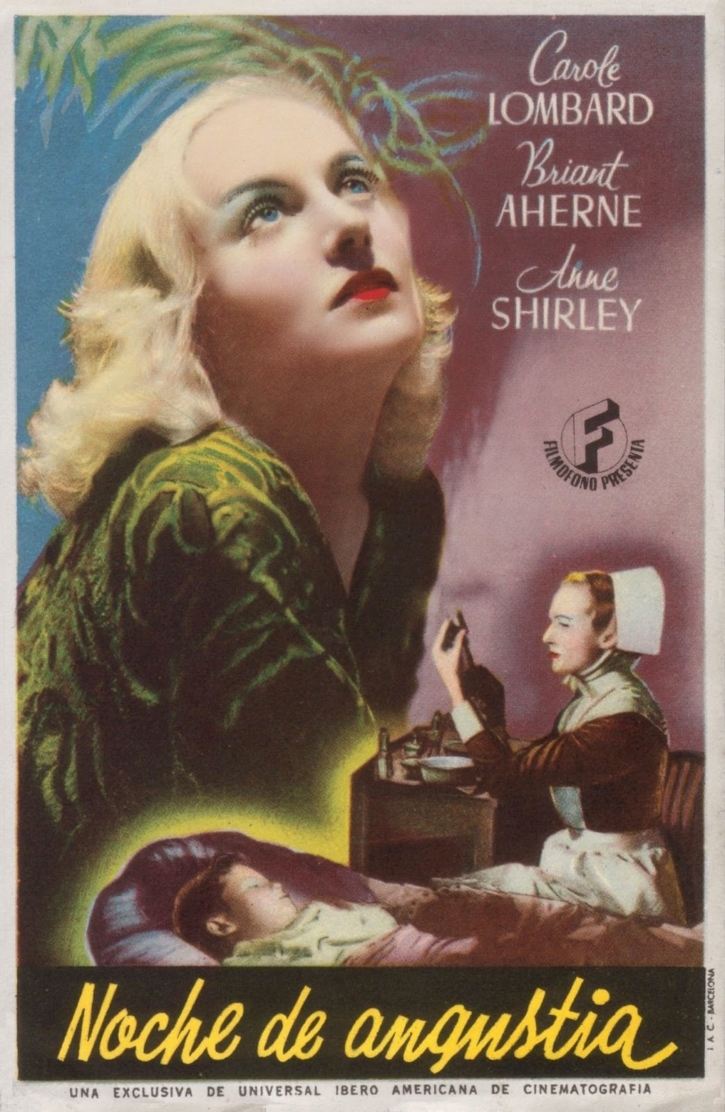 Poster de NOCHE DE ANGUSTIA en español