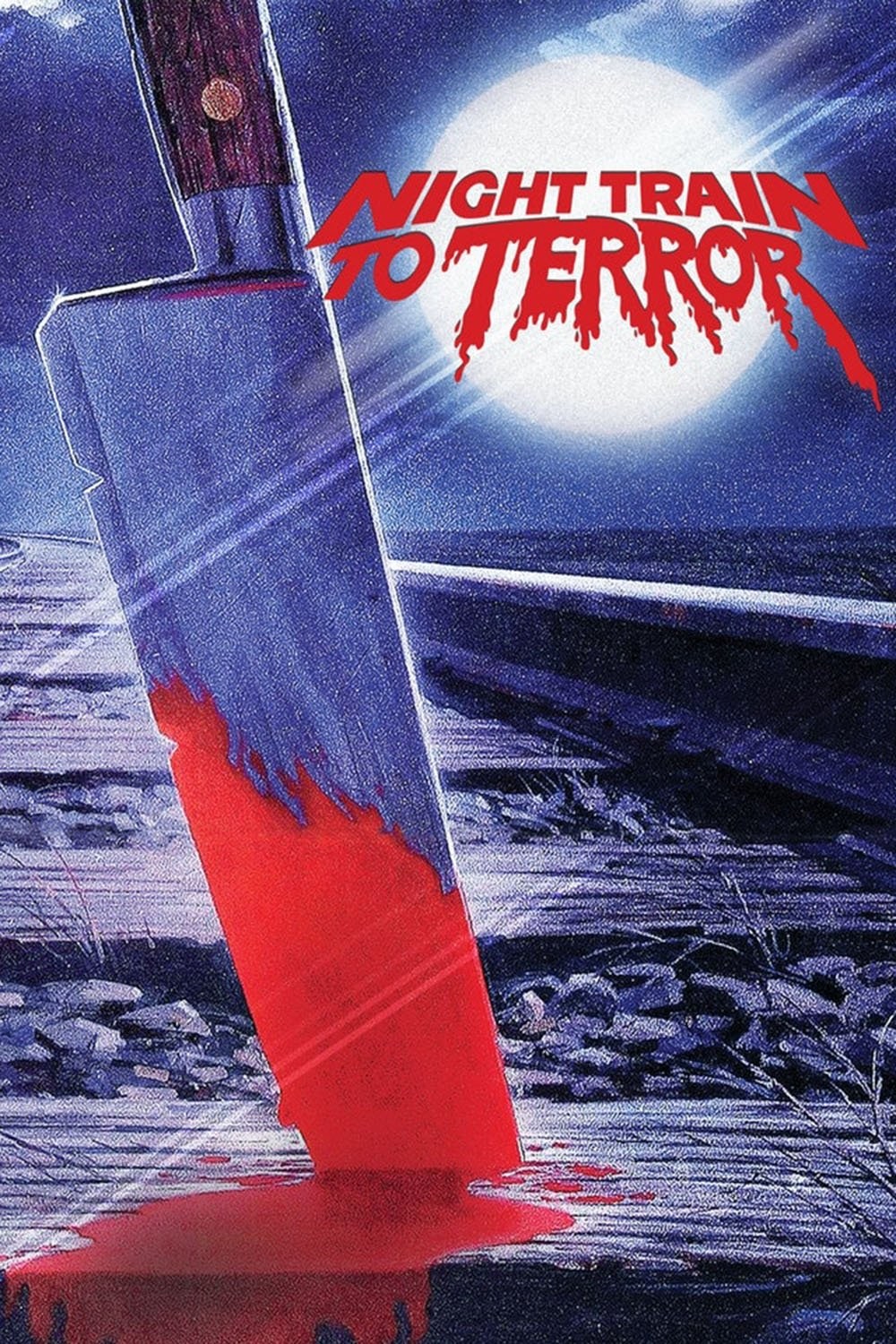 Poster de NOCHE EN EL TREN DEL TERROR en inglés