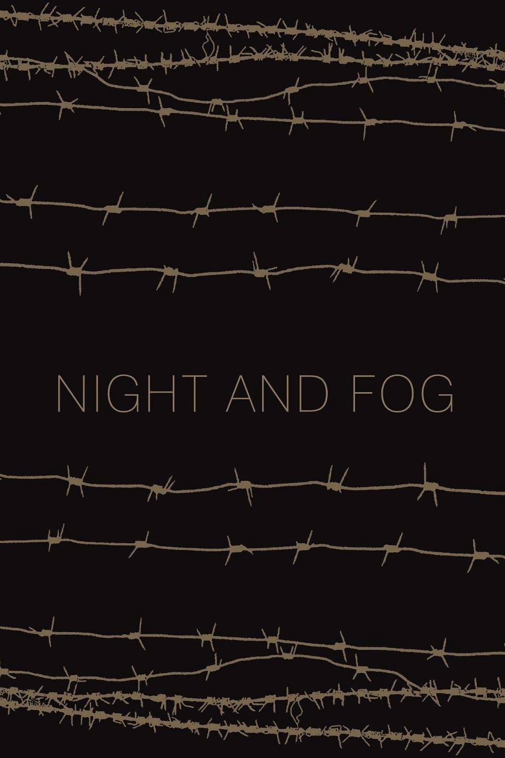 Poster de NOCHE Y NIEBLA en inglés