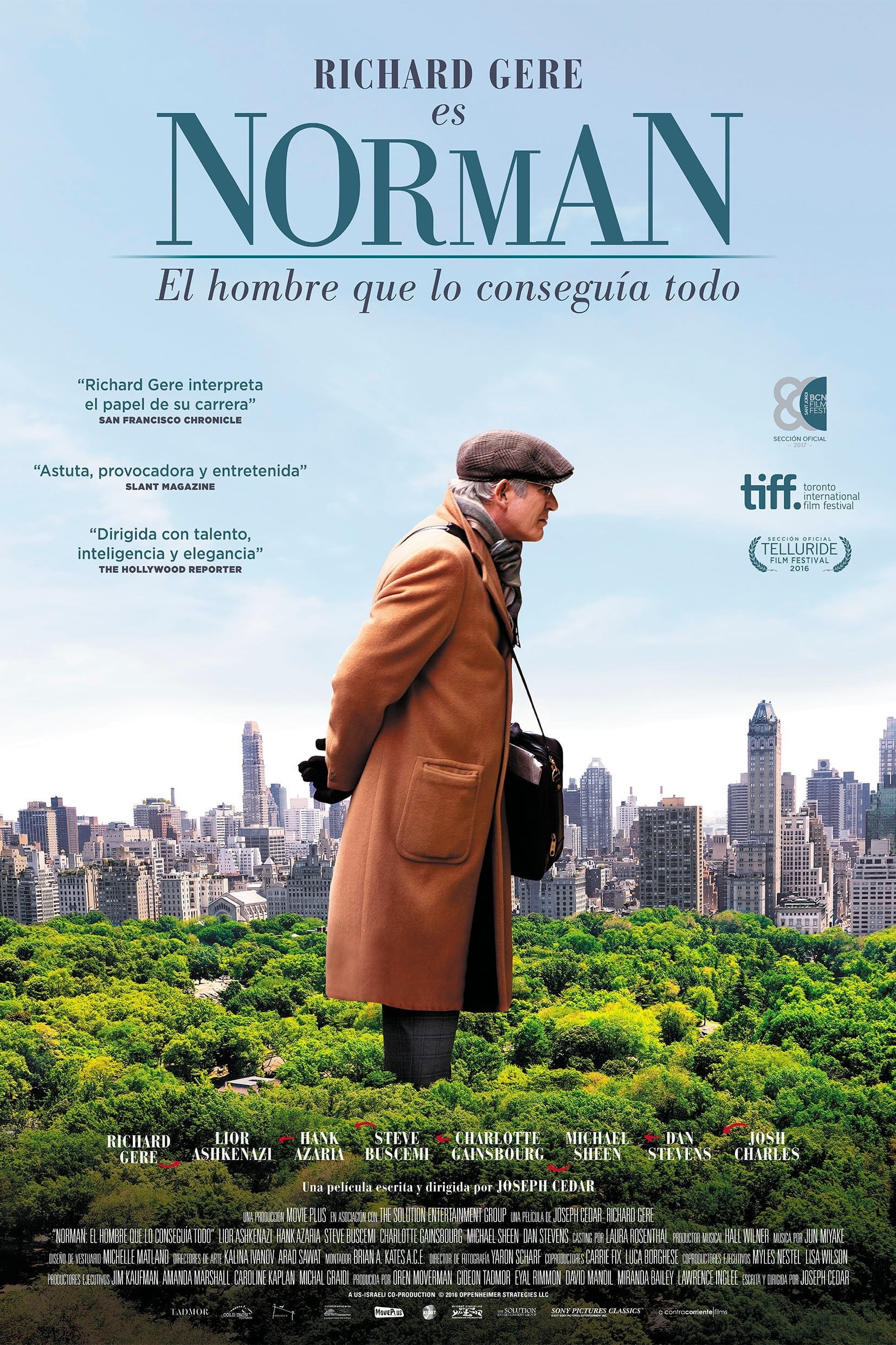 Poster de NORMAN, EL HOMBRE QUE LO CONSEGUÍA TODO en español
