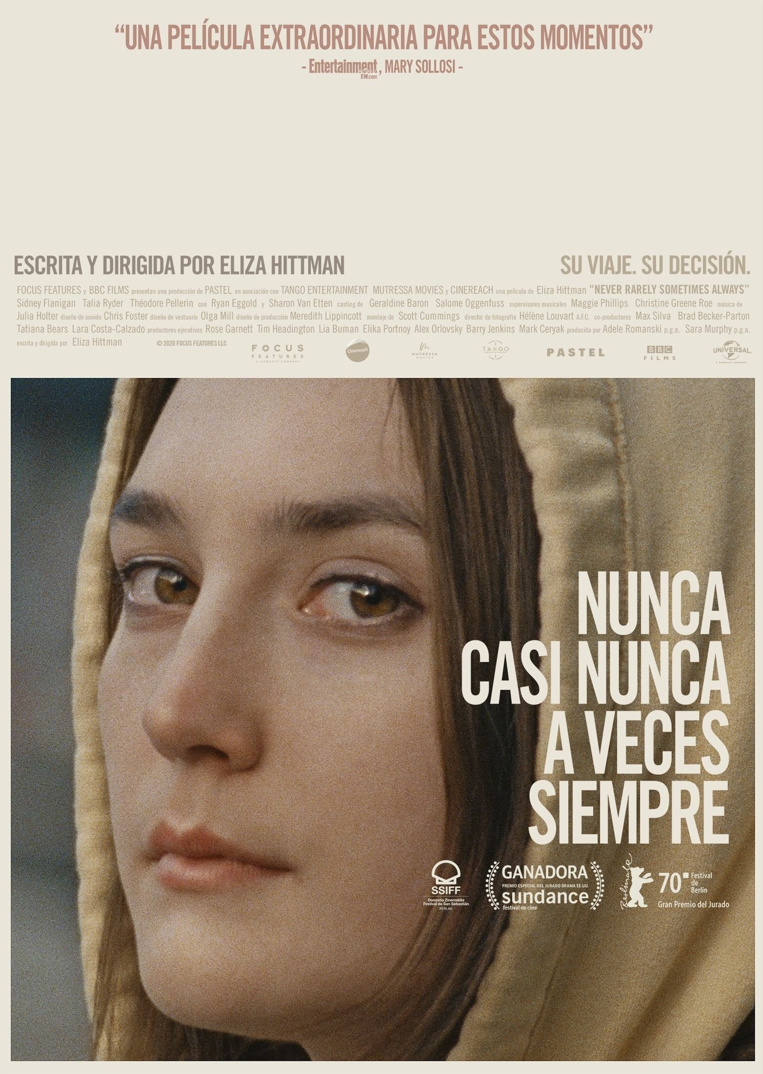 Poster de NUNCA, CASI NUNCA, A VECES, SIEMPRE en español