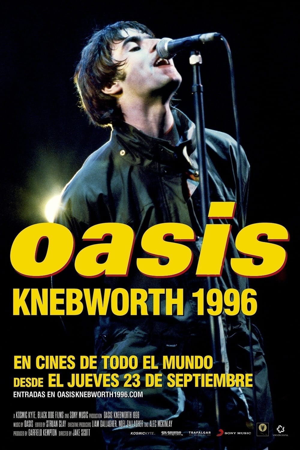 Poster de OASIS KNEBWORTH 1996 en español