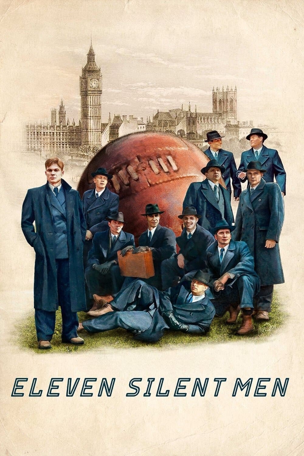 Poster de ODINNADTSAT MOLCHALIVYKH MUZHCHIN en inglés
