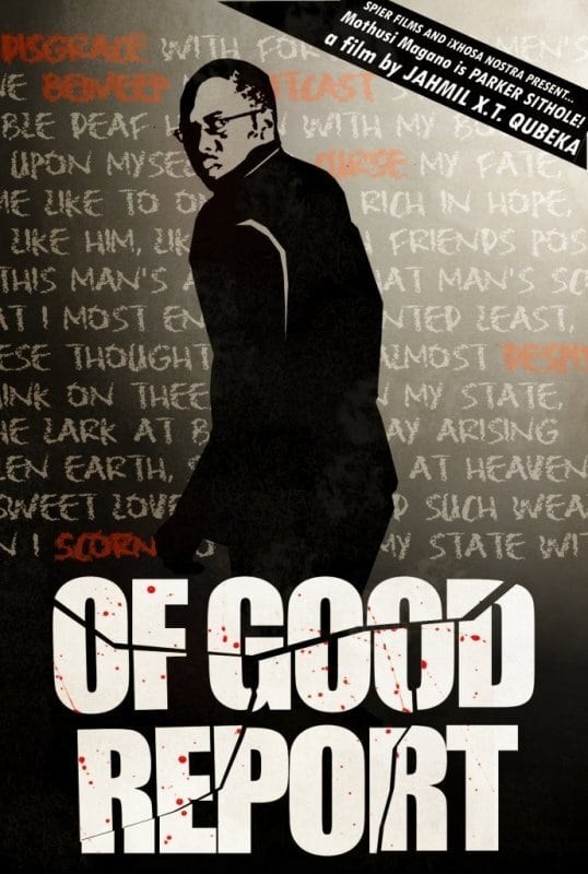 Poster de OF GOOD REPORT en inglés