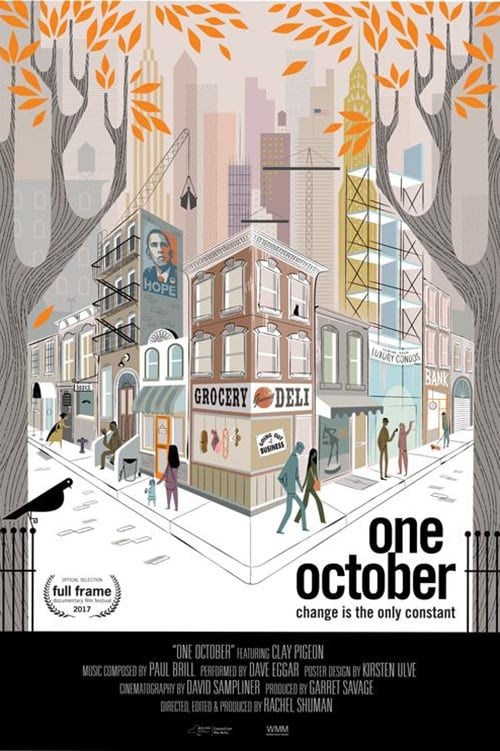 Poster de ONE OCTOBER en inglés