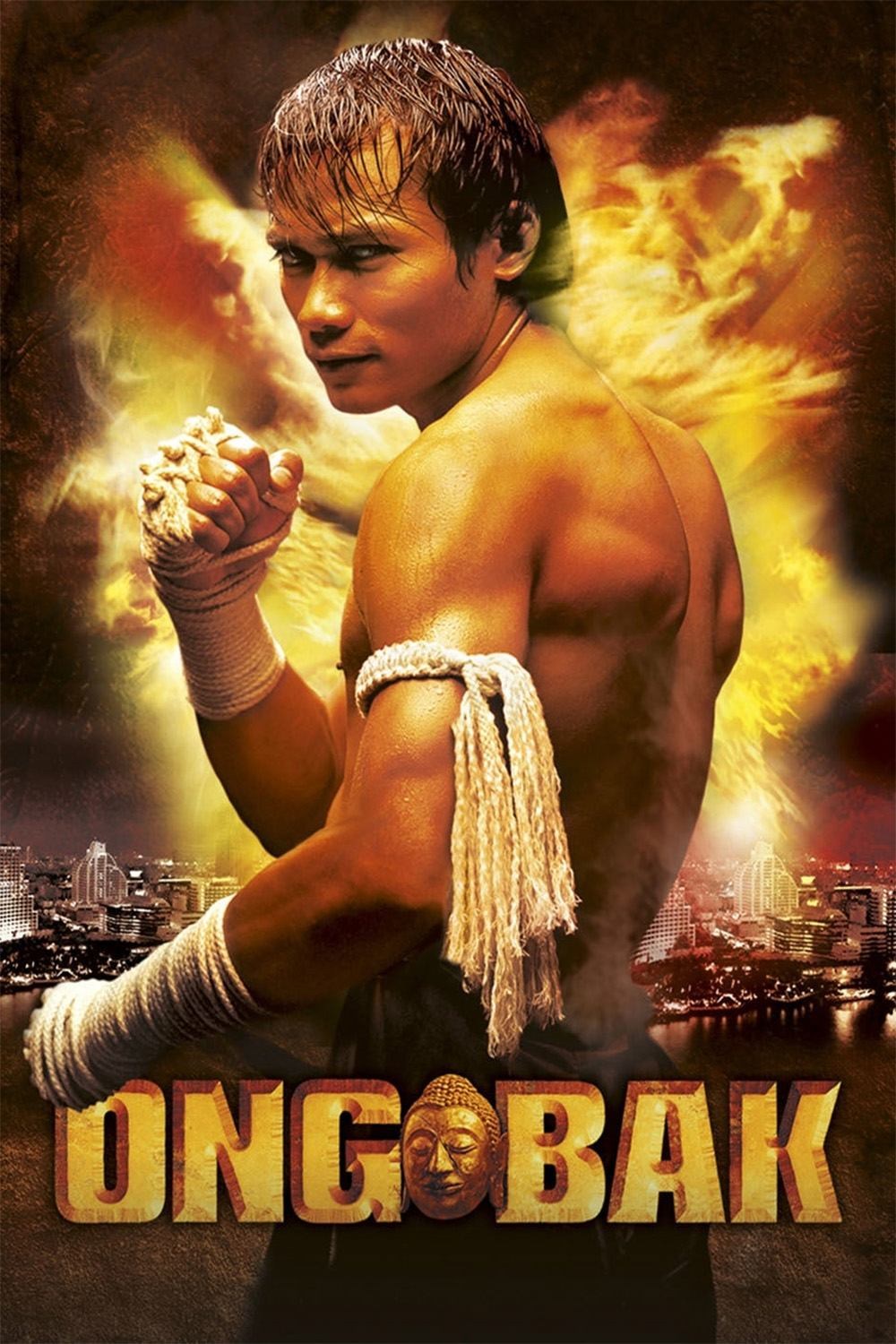 Poster de ONG BAK en inglés
