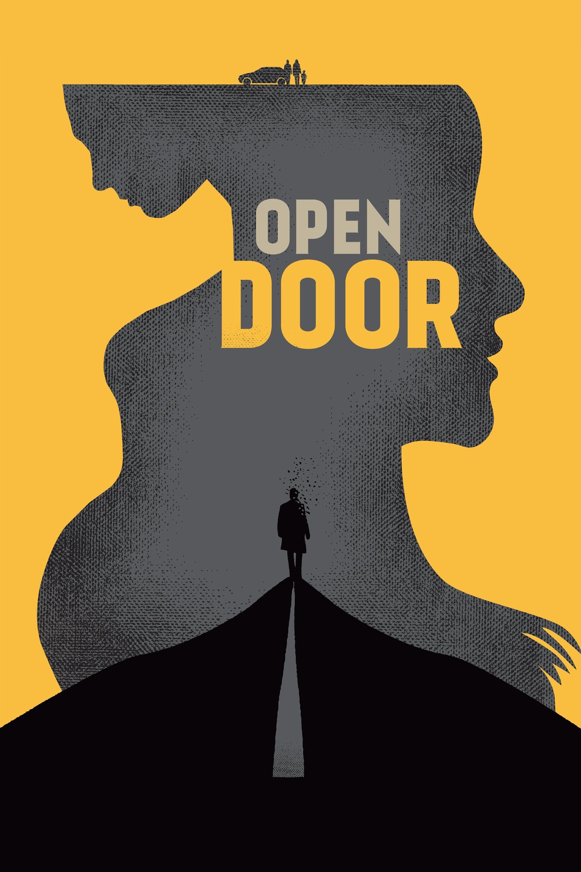 Poster de PUERTAS ABIERTAS en inglés