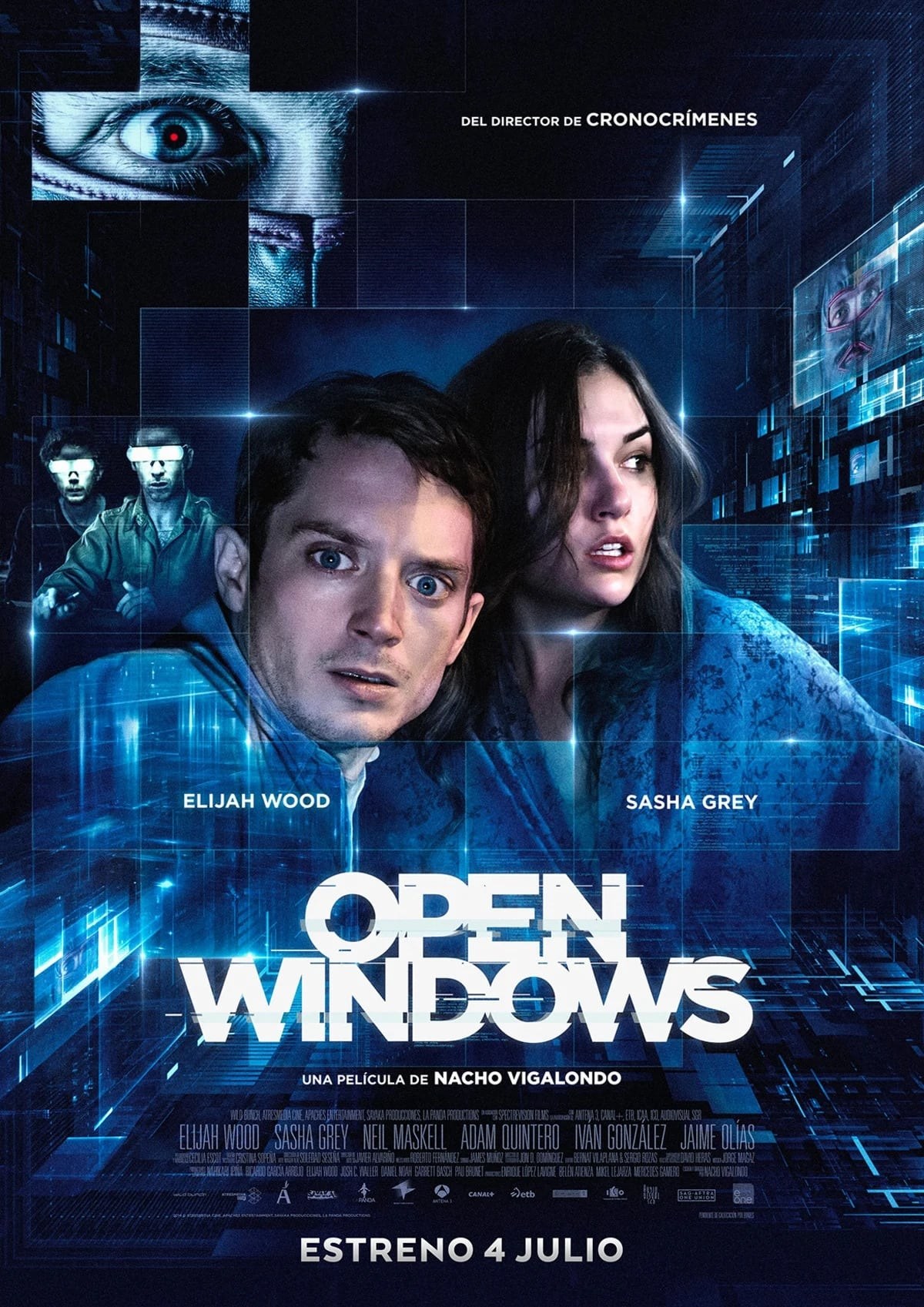 Poster de OPEN WINDOWS en español