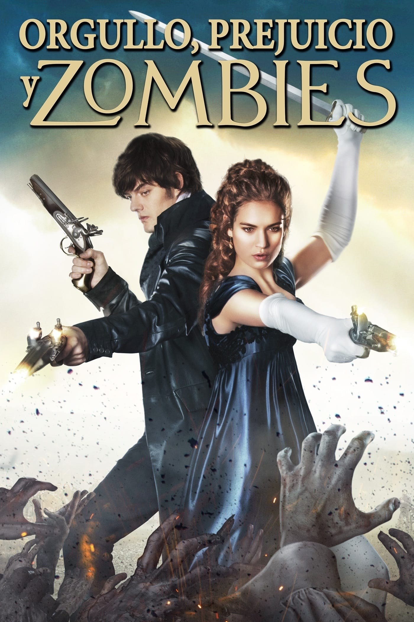 Poster de ORGULLO + PREJUICIO + ZOMBIS en español