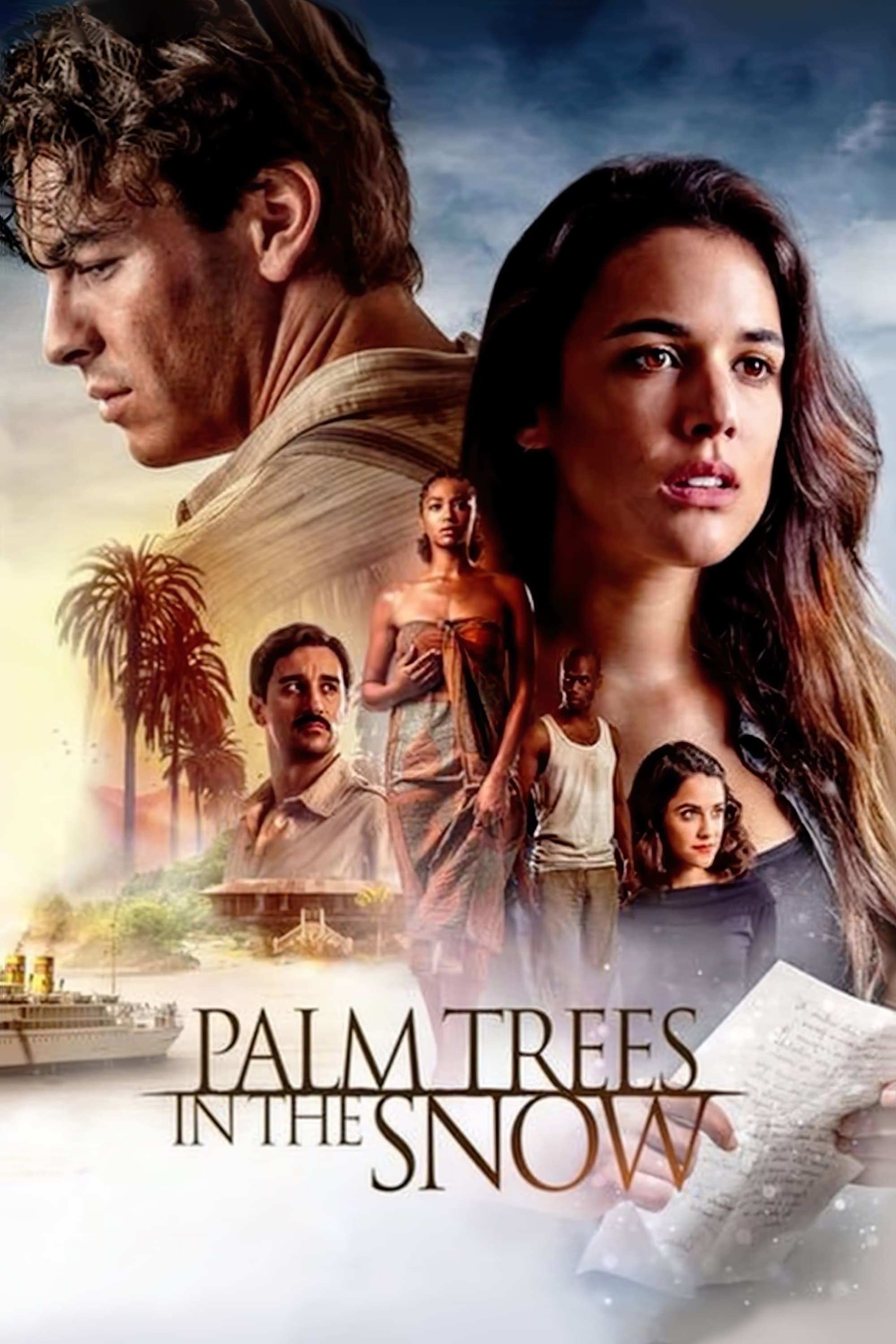 Poster de PALMERAS EN LA NIEVE en inglés