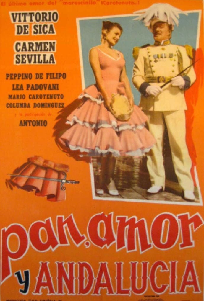 Poster de PAN, AMOR Y ANDALUCÍA en español