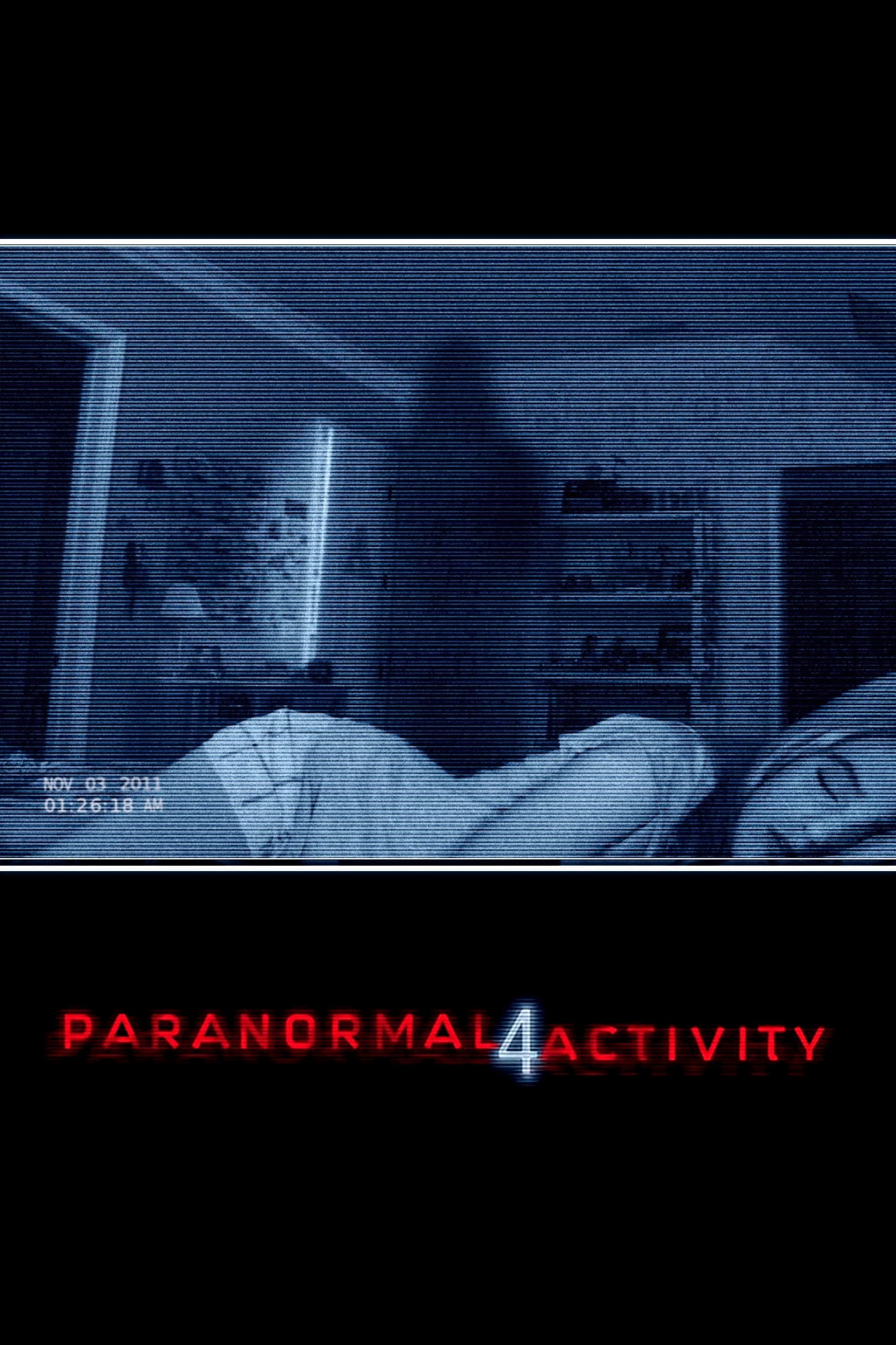 Poster de PARANORMAL ACTIVITY 4 en inglés