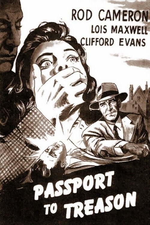 Poster de PASSPORT TO TREASON en inglés