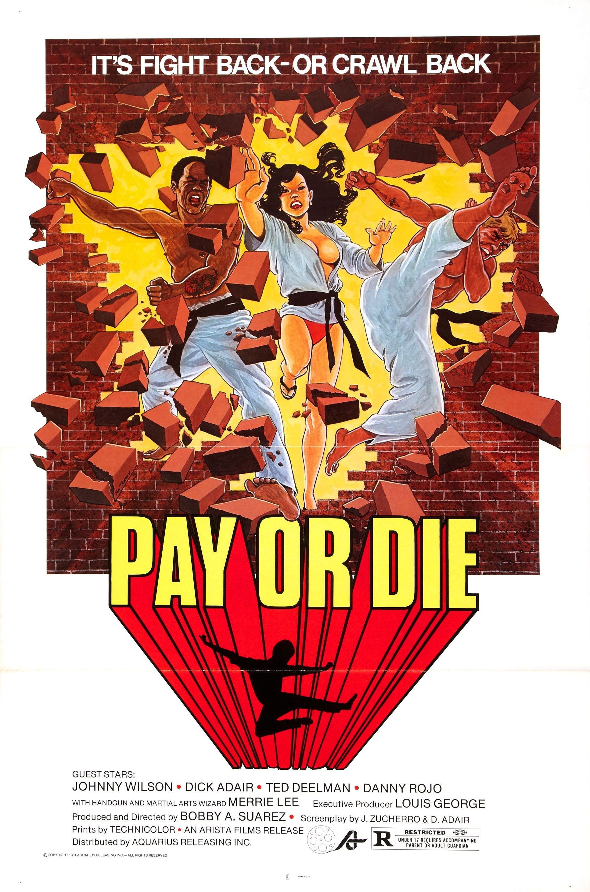 Poster de PAY OR DIE en inglés