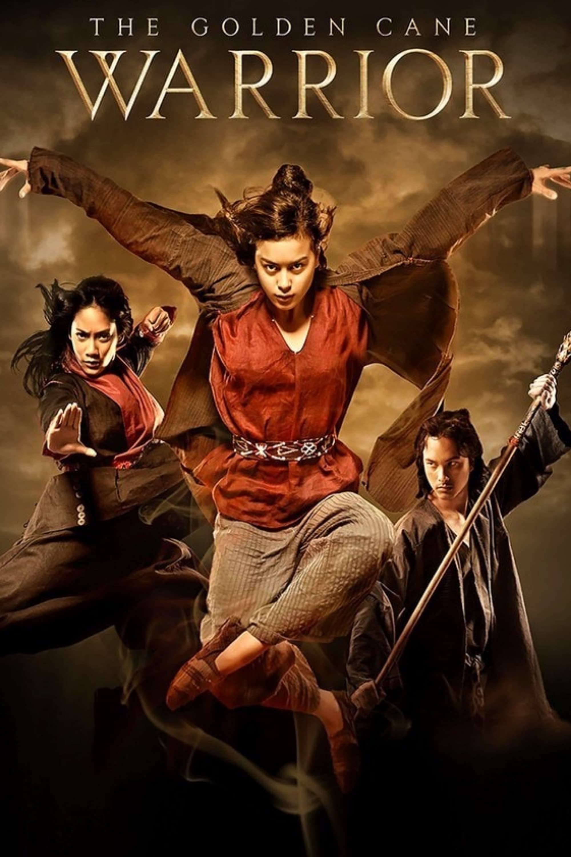 Poster de THE GOLDEN CANE WARRIOR en inglés