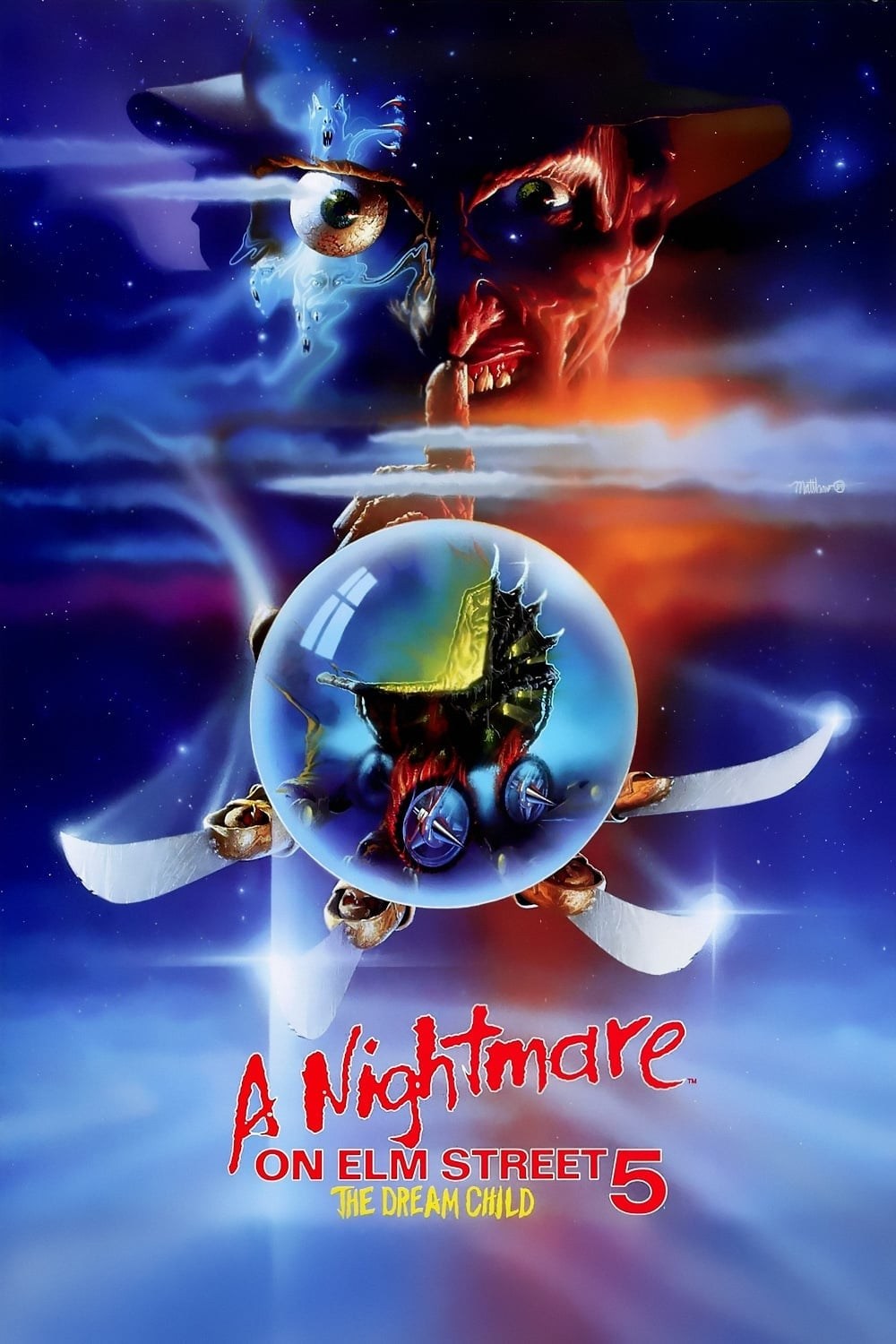Poster de PESADILLA EN ELM STREET 5: EL NIÑO DE LOS SUEÑOS en inglés