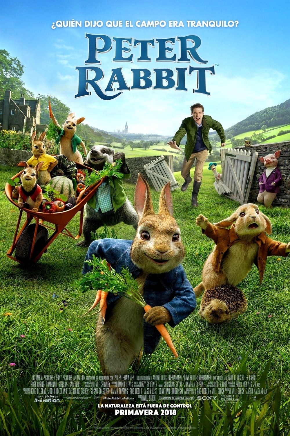 Poster de PETER RABBIT en español