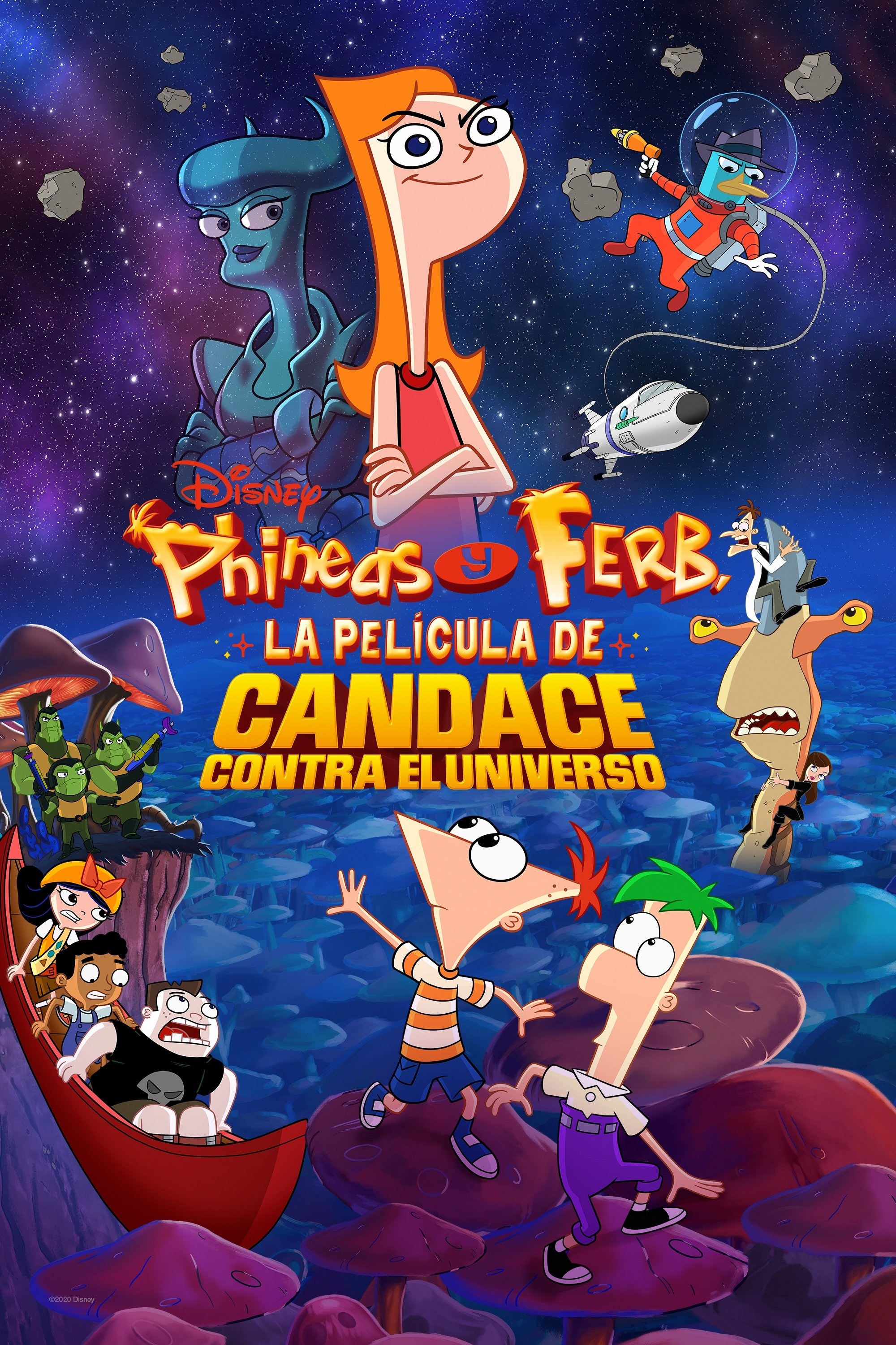 Poster de PHINEAS Y FERB, LA PELÍCULA: CANDACE CONTRA EL UNIVERSO en español