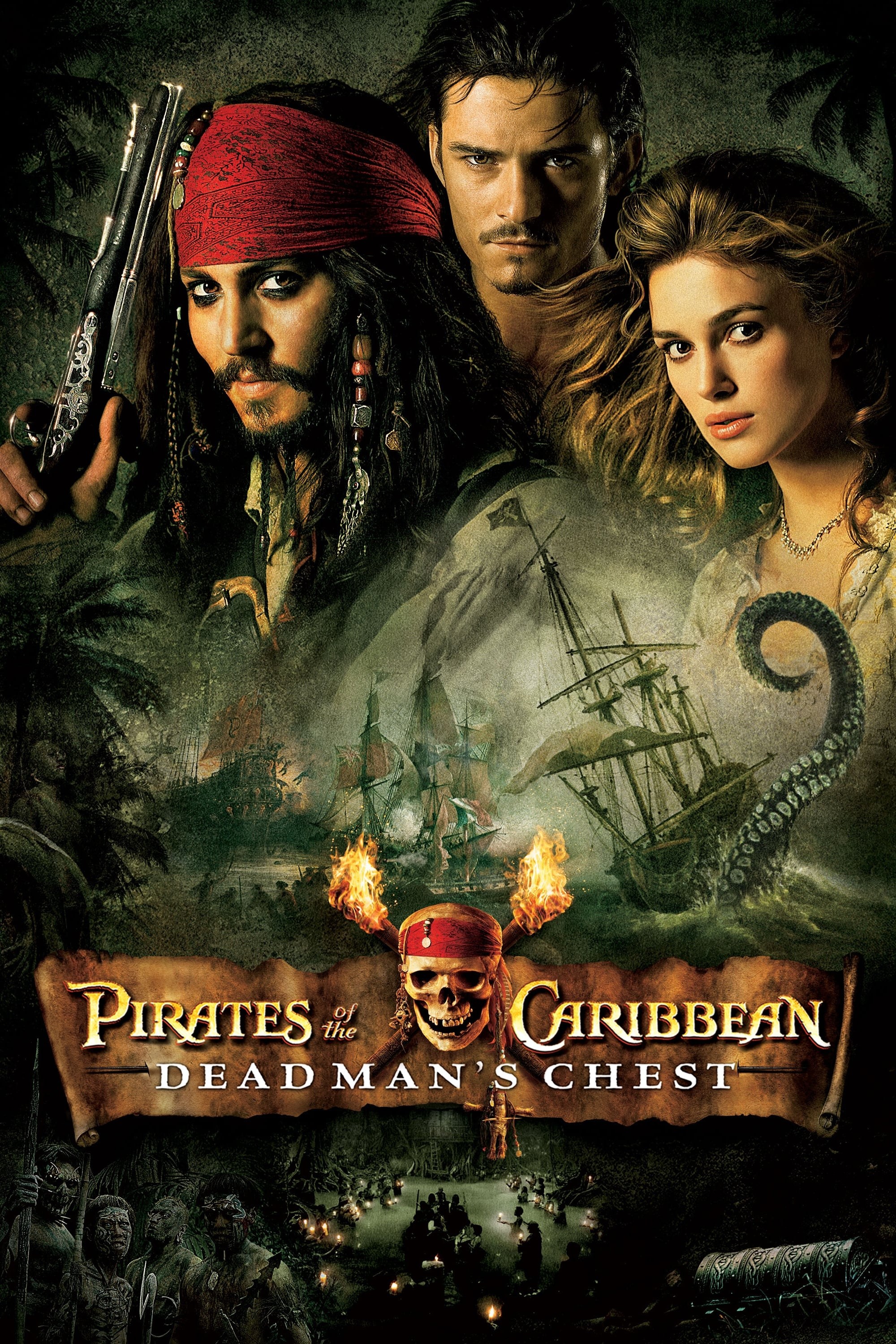 Poster de PIRATAS DEL CARIBE: EL COFRE DEL HOMBRE MUERTO en inglés