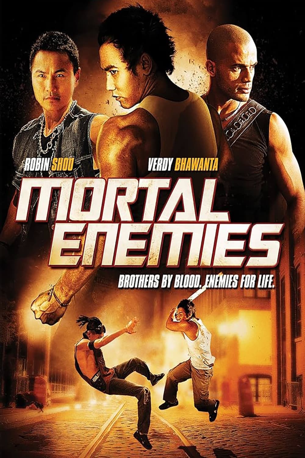 Poster de MORTAL ENEMIES en inglés