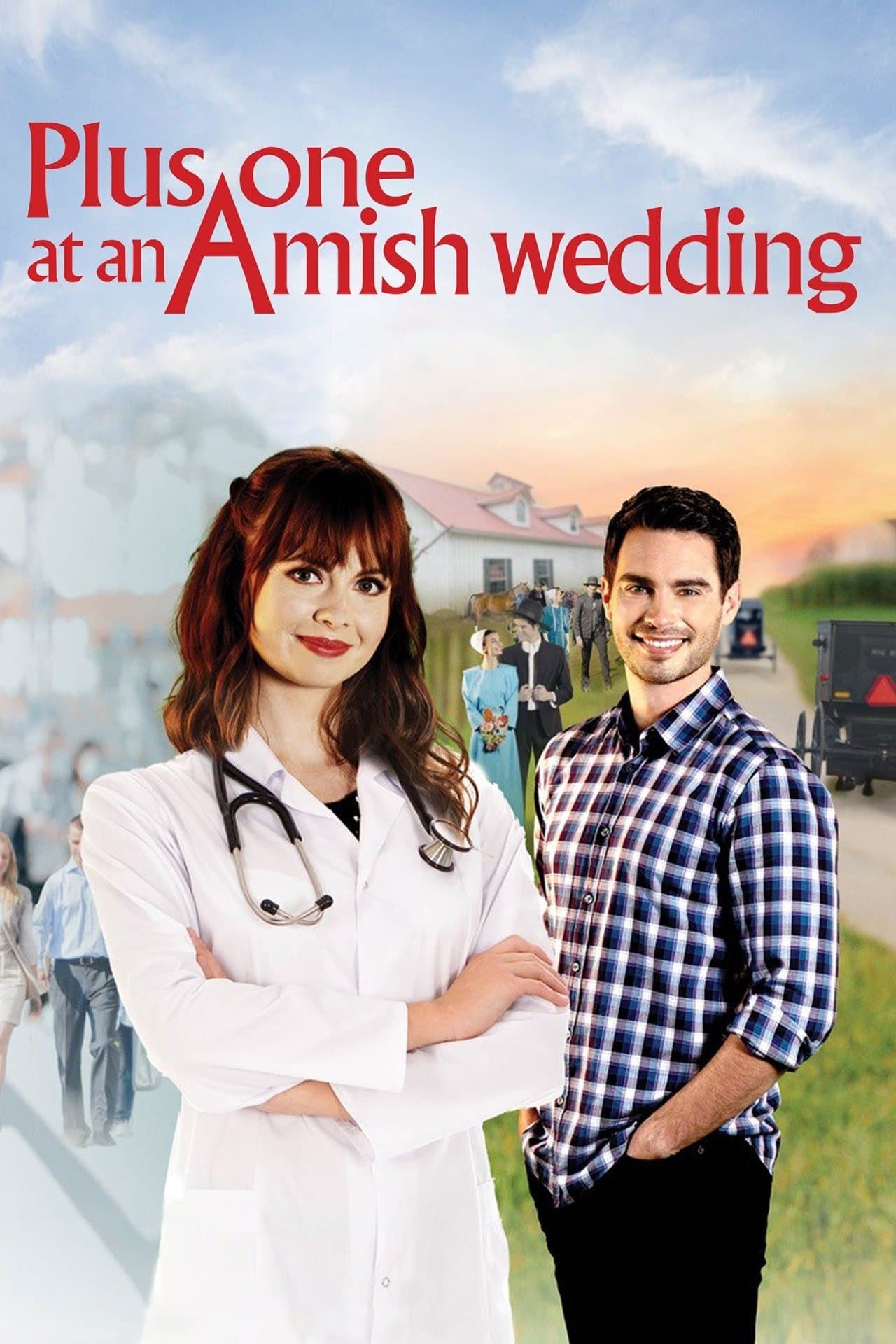 Poster de PLUS ONE AT AN AMISH WEDDING en inglés