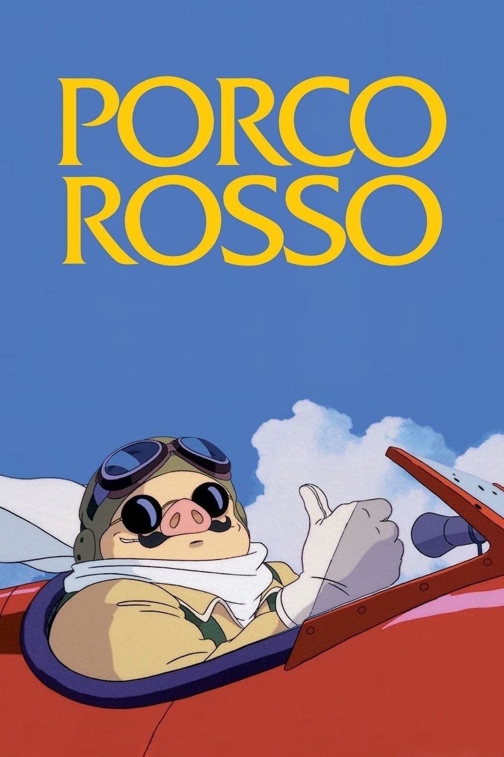 Poster de PORCO ROSSO en inglés