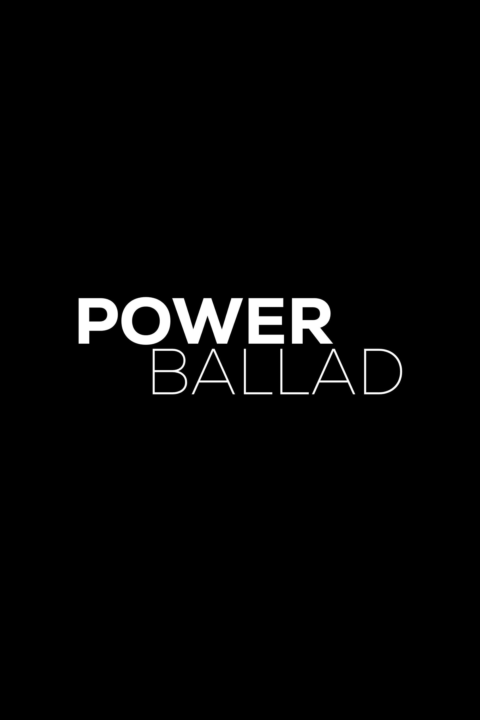 Poster de POWER BALLAD