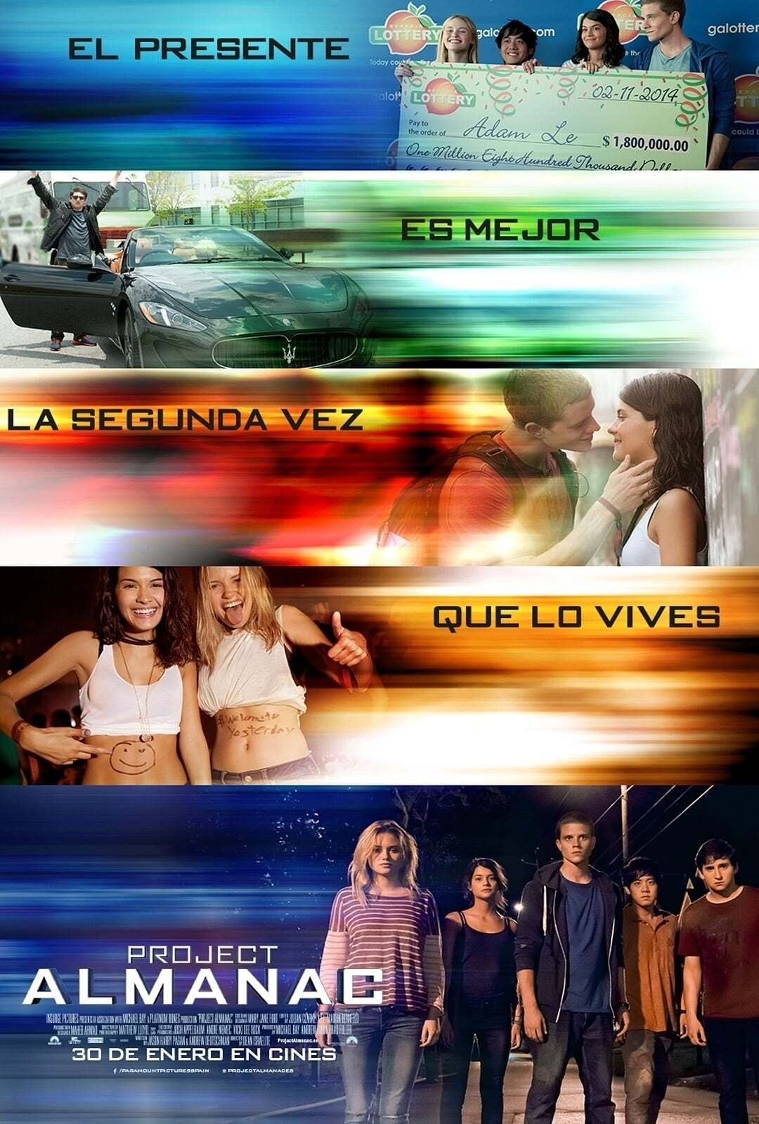 Poster de PROJECT ALMANAC en español
