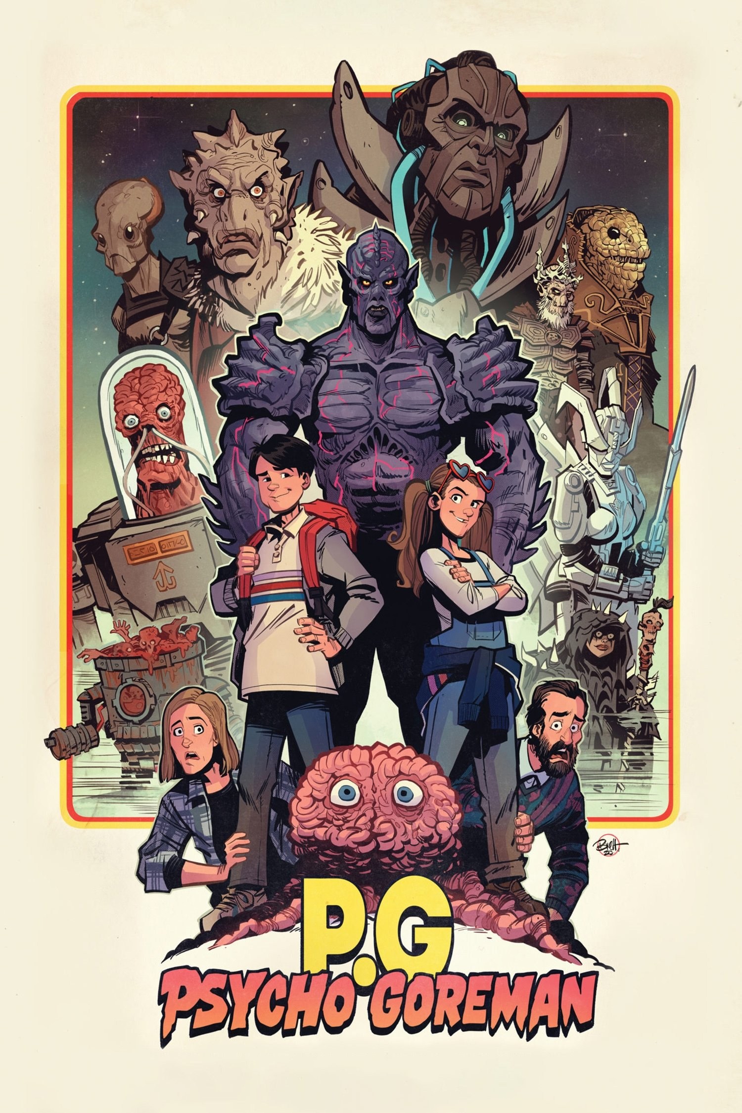 Poster de PSYCHO GOREMAN en inglés
