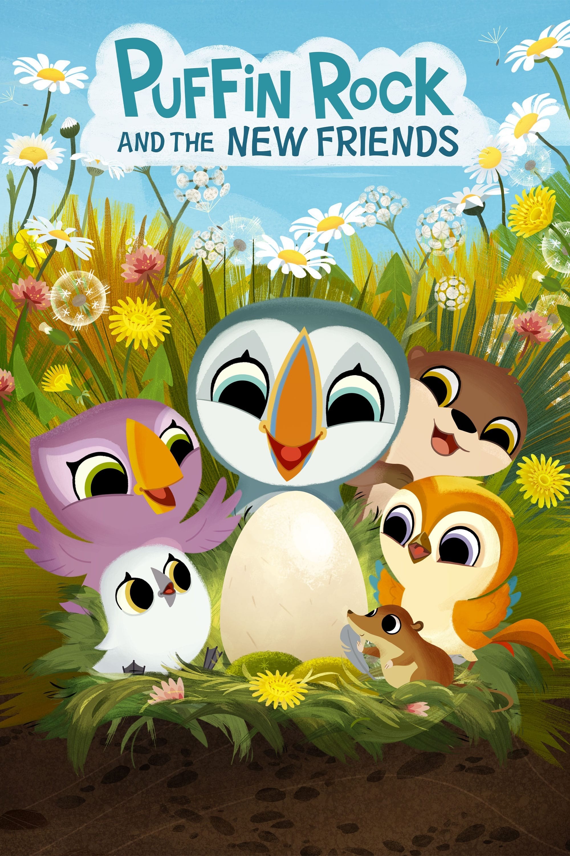 Poster de PUFFIN ROCK AND THE NEW FRIENDS en inglés
