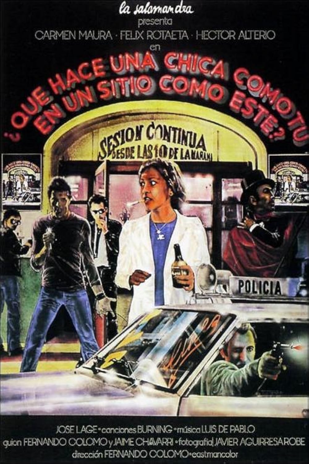 Poster de ¿QUÉ HACE UNA CHICA COMO TÚ EN UN SITIO COMO ÉSTE?