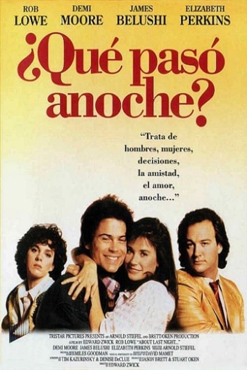 Poster de ¿QUÉ PASÓ ANOCHE? en español